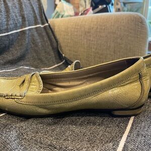 Light green loafers